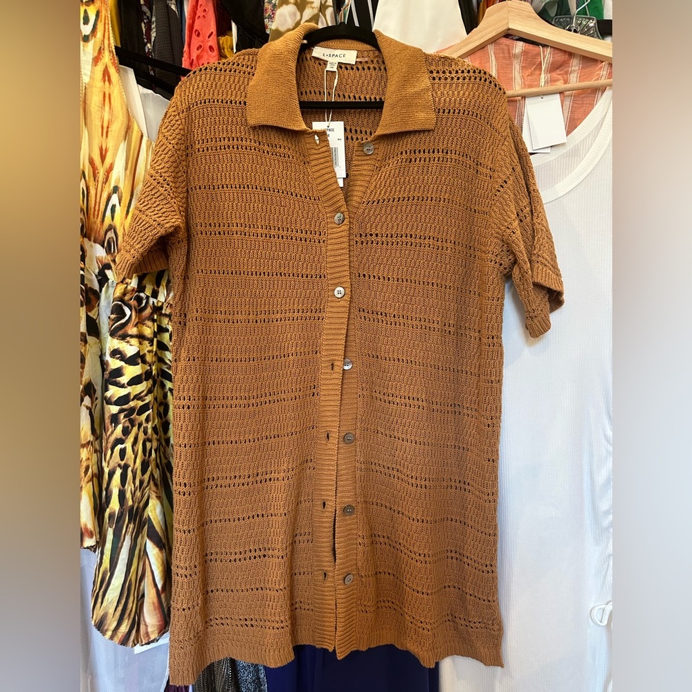 L*SPACE MARBELLA TOP IN MOJAVE (BROWN) - Picture 10 of 13